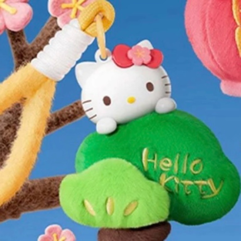 Hello Kitty Chinese New Year Scented Plush Pendant - Green Pine